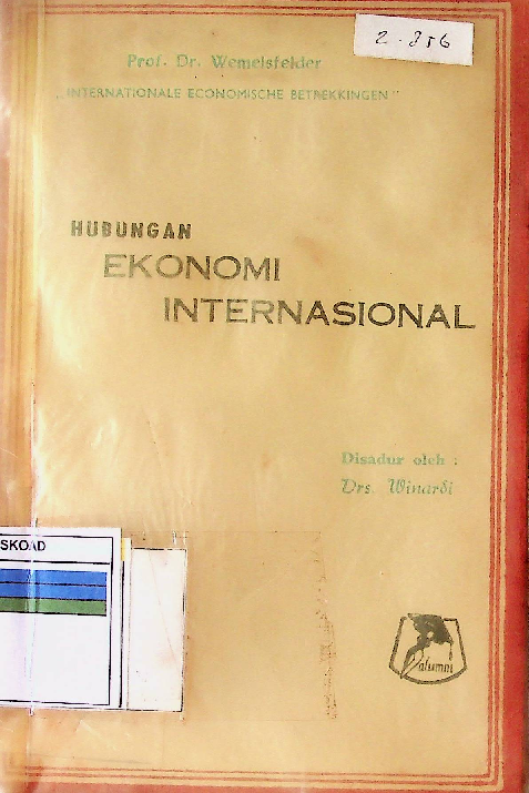 HUBUNGAN EKONOMI INTERNASIONAL